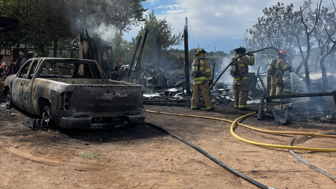 Structure fires in Meadow Lake