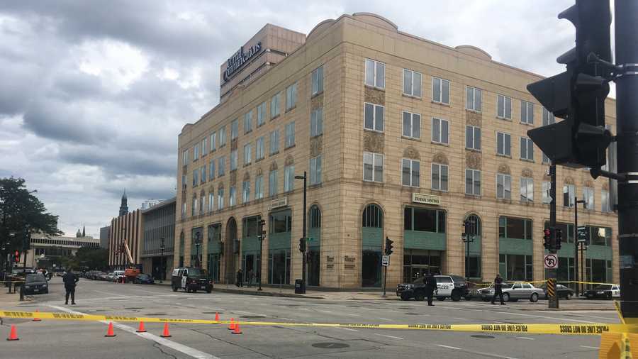 Photos Shooting At Journal Sentinel Building