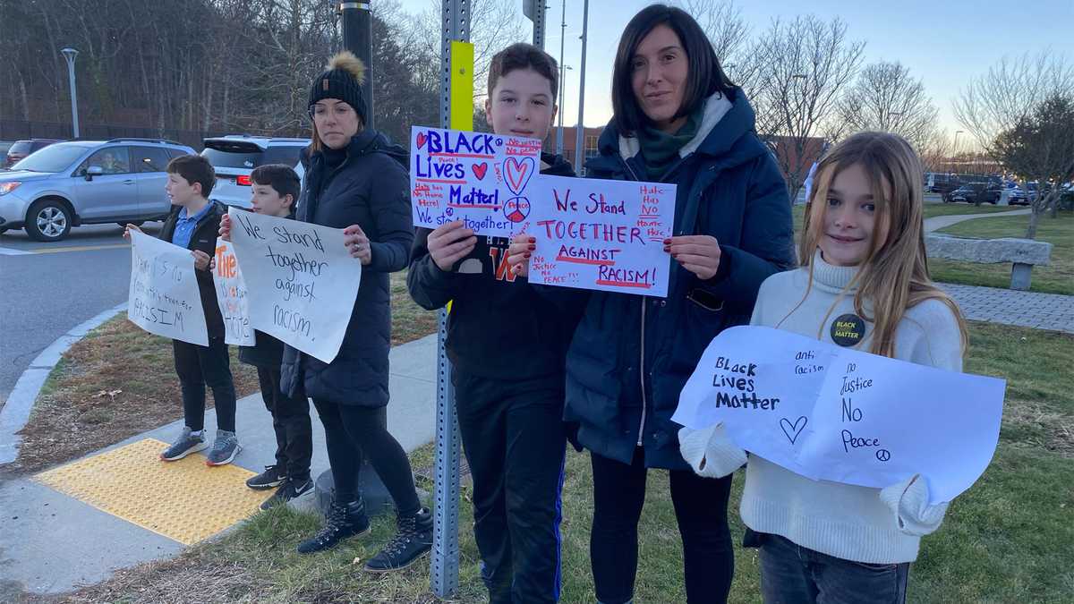 Racist graffiti targeting superintendent found near Wayland High School