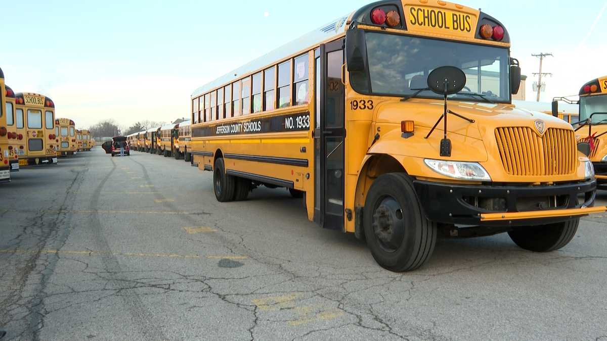 JCPS sends 20 buses of donations to Hardin County for distribution to