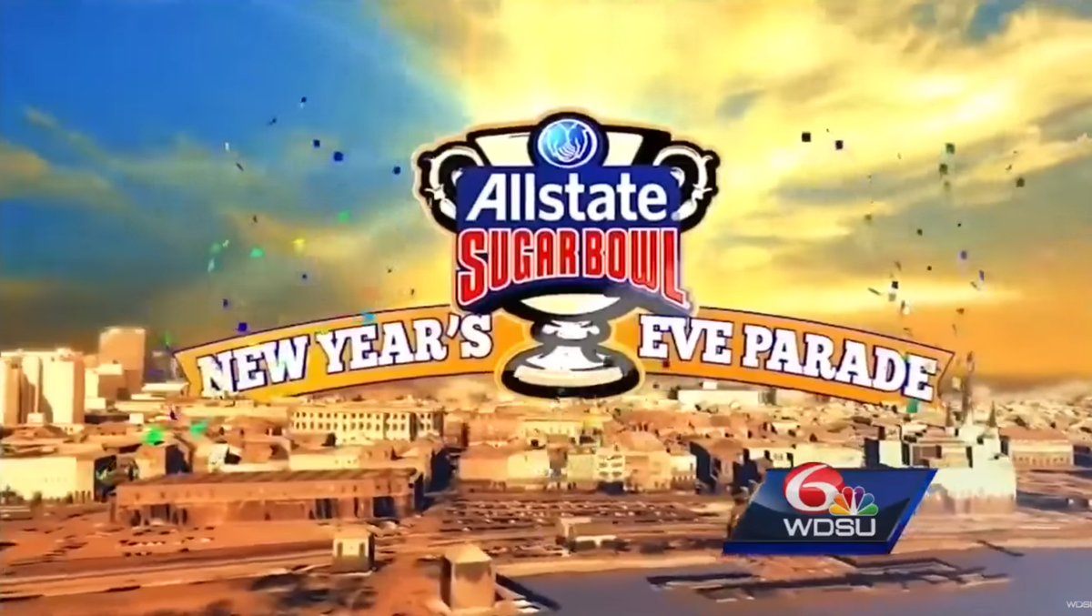 Watch again Allstate Sugar Bowl New Year's Eve Parade