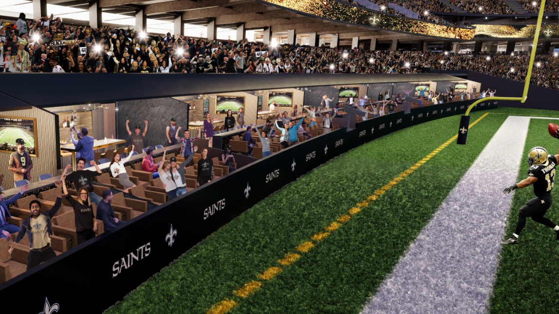 SNEAK PEEK: Check out the changes coming to the Superdome for the 2021 