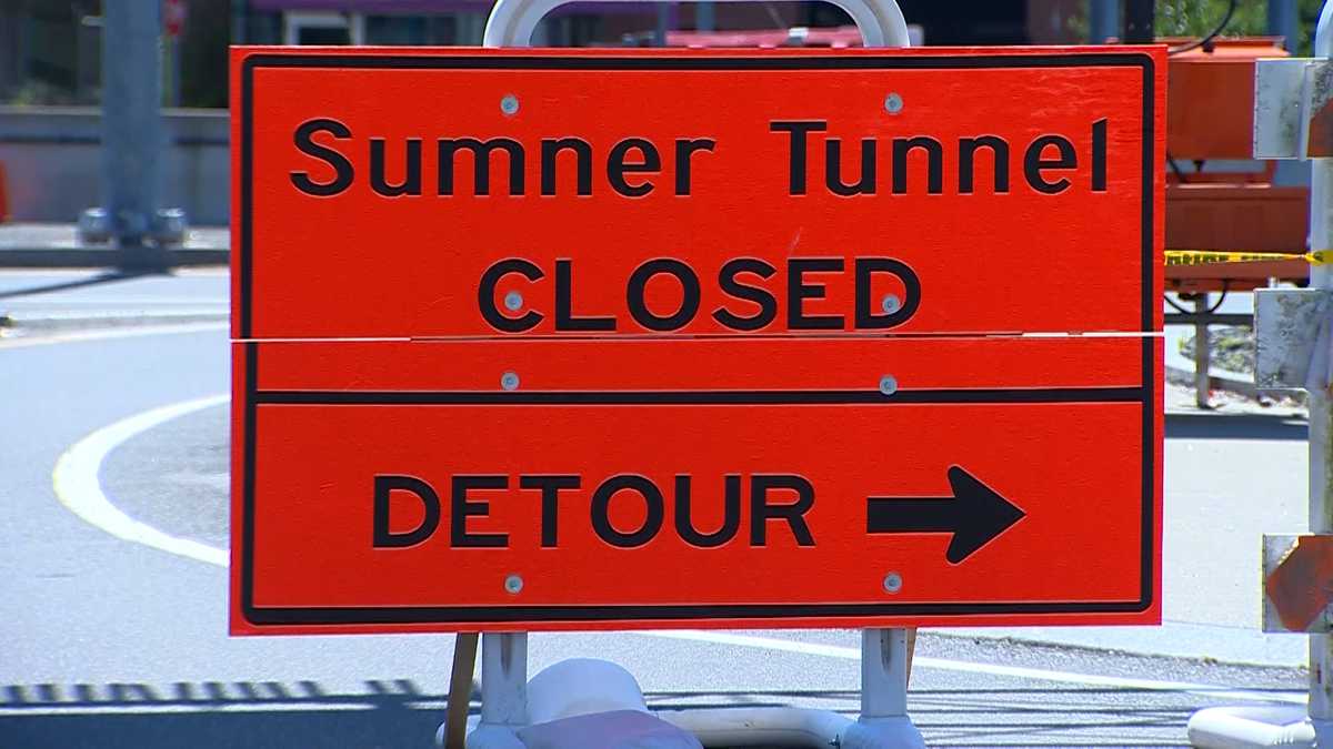 Sumner Tunnel weekend closure creates bad traffic backups