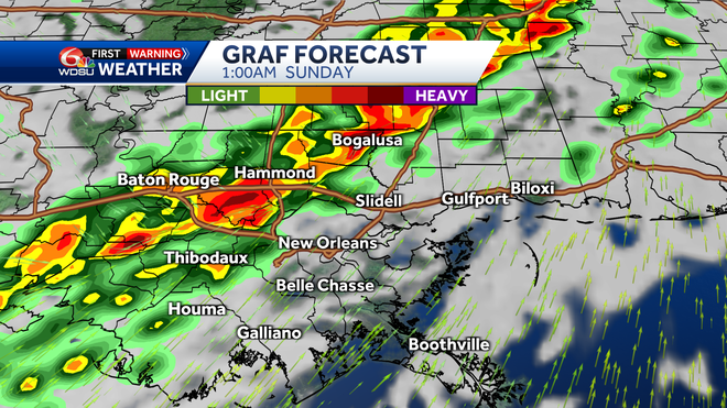 graf forecast 1 am sunday