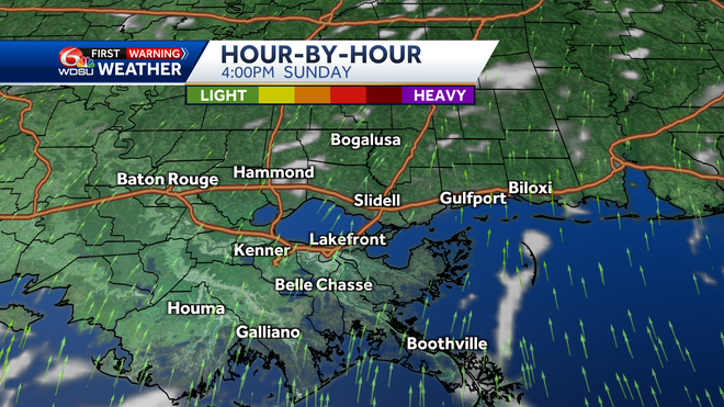 New Orleans Memorial Day weekend forecast high temp heat index