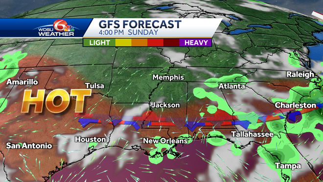 New Orleans forecast tropics excessive heat warnings