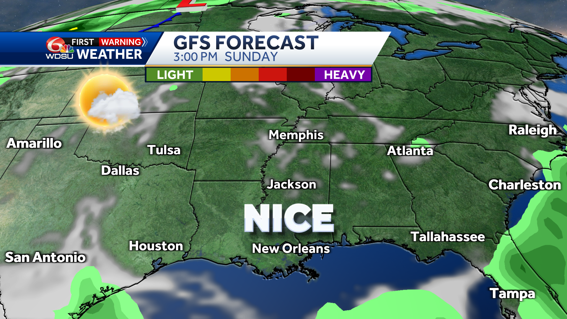 New Orleans Chance Of Rain Forecast Possible Hurricane This Week   Sun 6510ca1f2e11c 