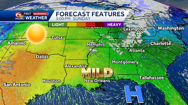 weather forecast for new orleans louisiana this weekend