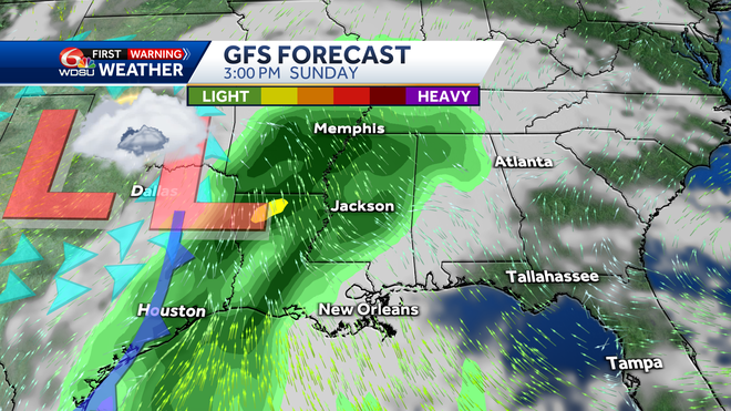 Sunday weather features