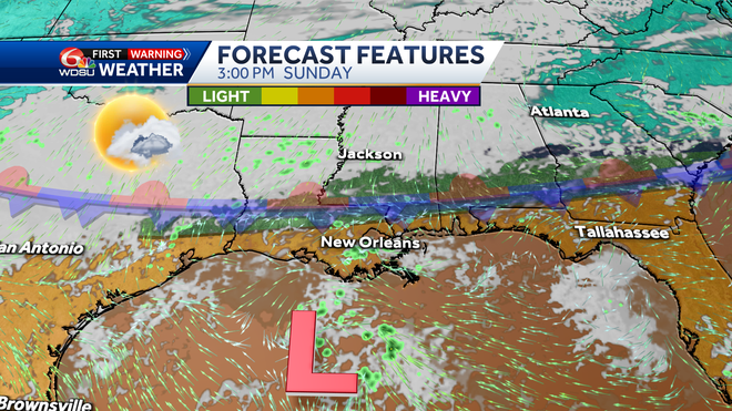 sunday weather features