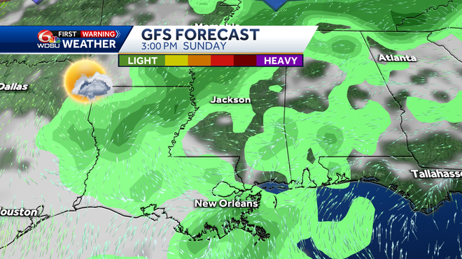 New Orleans weather forecast heat advisory tropics Gulf hurricane