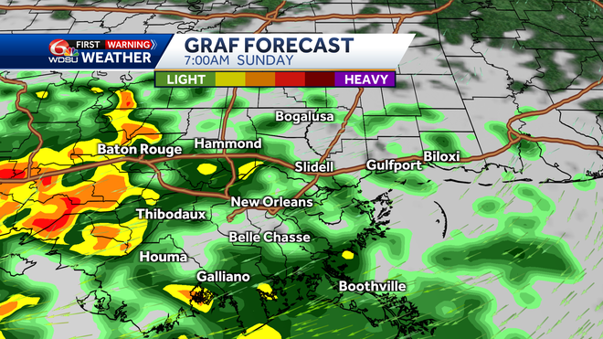 graf forecast 7 am sunday