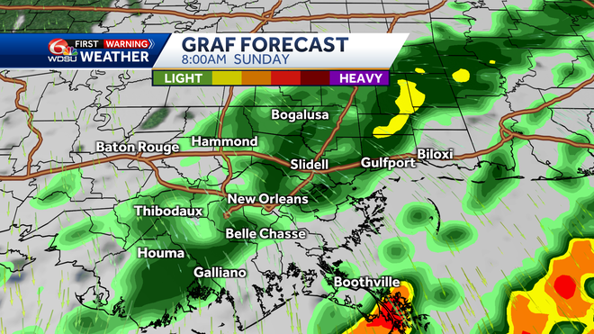 graf forecast 8 am sunday