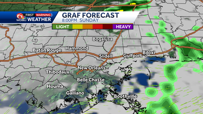 graf forecast 8 pm sunday