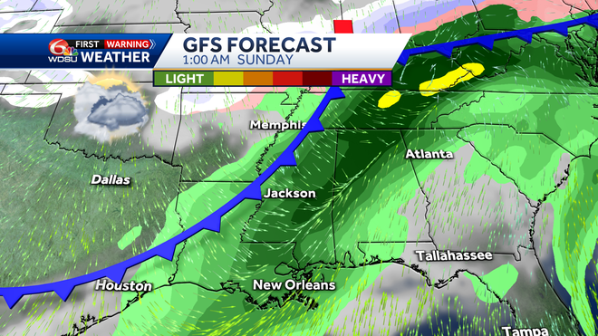 sunday night weather features