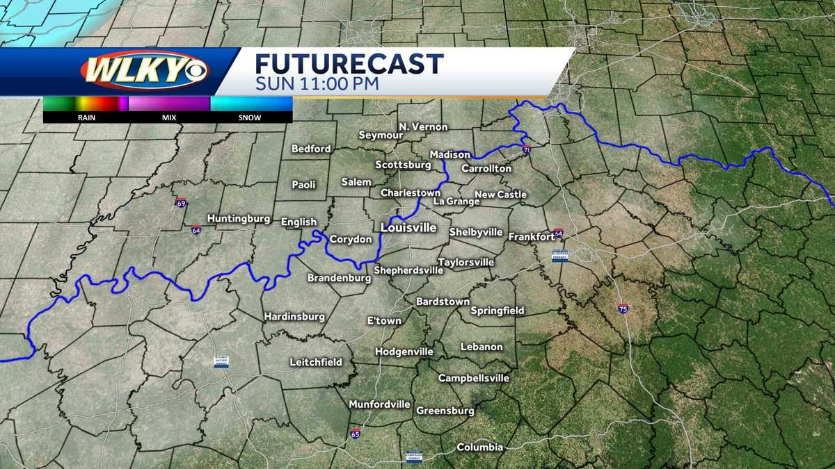 Flurries and light snow showers possible on Monday