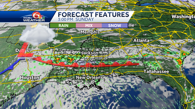 New Orleans weekend forecast storms severe weather