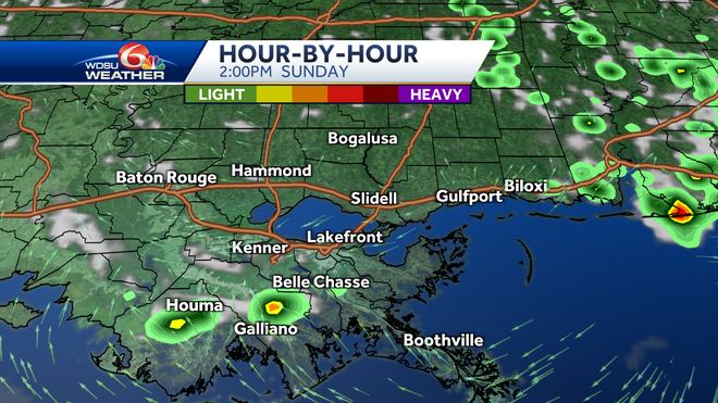 New Orleans Mother's Day Weekend forecast how hot and humid