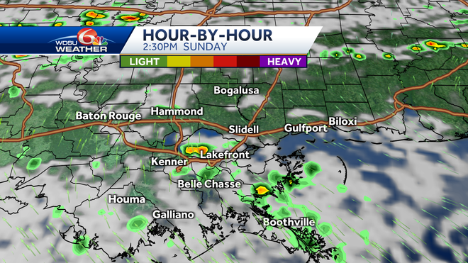 New Orleans weekend forecast storms severe weather