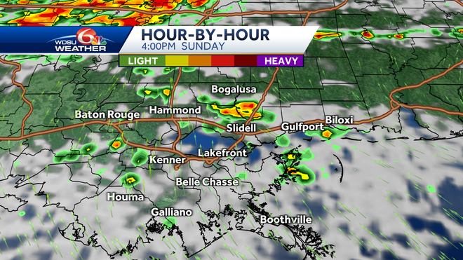 New Orleans weekend forecast storms severe weather