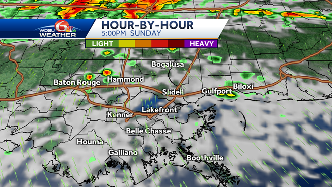 New Orleans weekend forecast storms severe weather