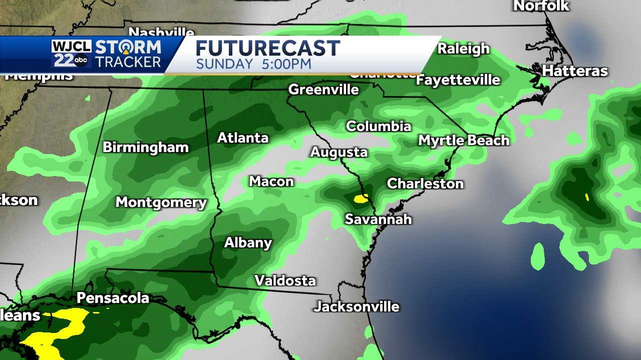 Savannah: Tracking Rain Chances This Weekend