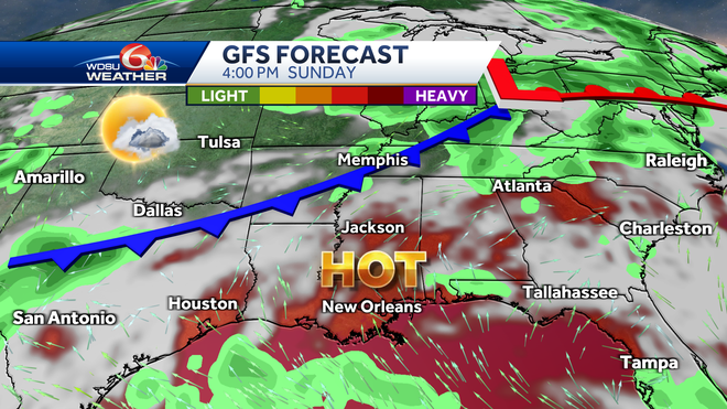 New Orleans excessive heat warning weather alert day