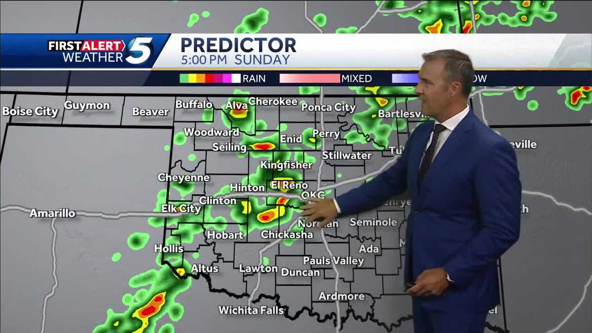 TIMELINE: Oklahoma may see storms with strong wind on Sunday - KOCO
