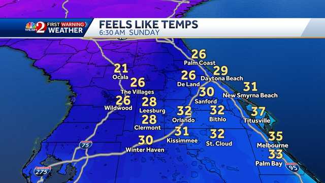 Florida near-freeze: Temperatures to plummet this weekend - Vimarsana News