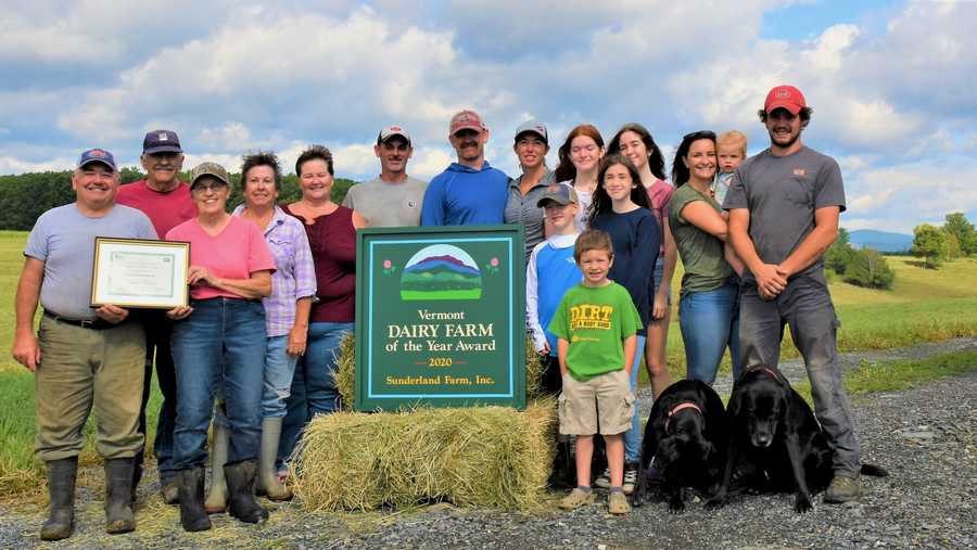 underland Farm in Bridport was named the 2020 Vermont Dairy Farm of the Year by University of Vermont Extension and the Vermont Dairy Industry Association in cooperation with the New England Green Pastures Program.