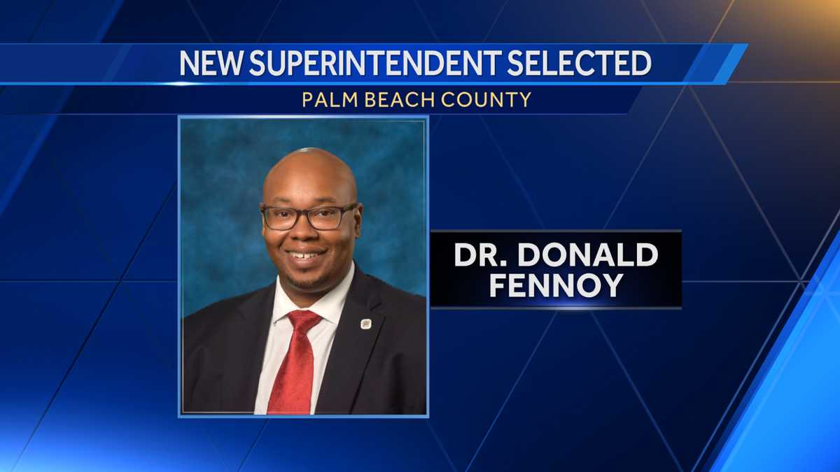 The Palm Beach County School board has selected a new superintendent