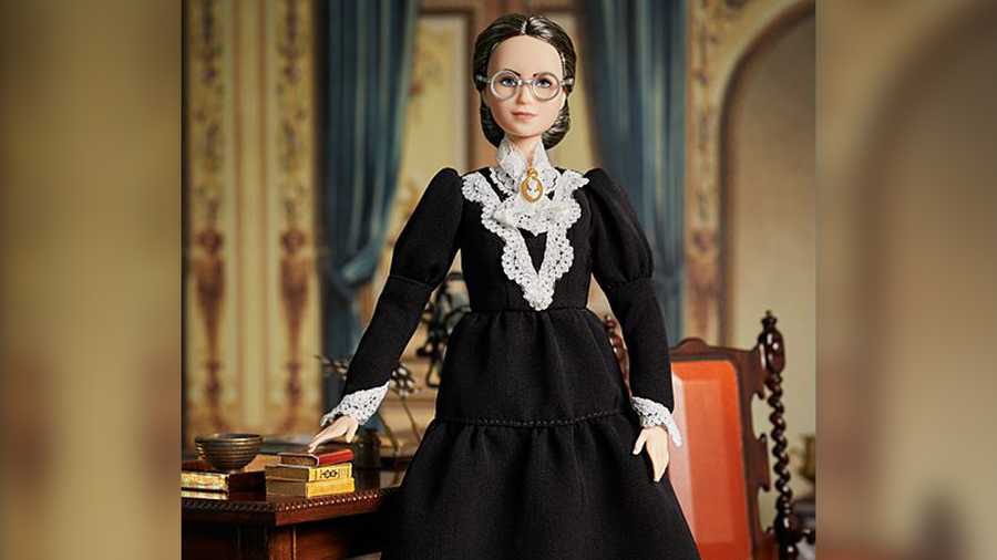 The Susan B. Anthony Barbie is part of the toy maker's "Inspiring Women" line.