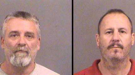 Suspects in Kansas bomb threat, Gavin Wright and Curtis Allen.