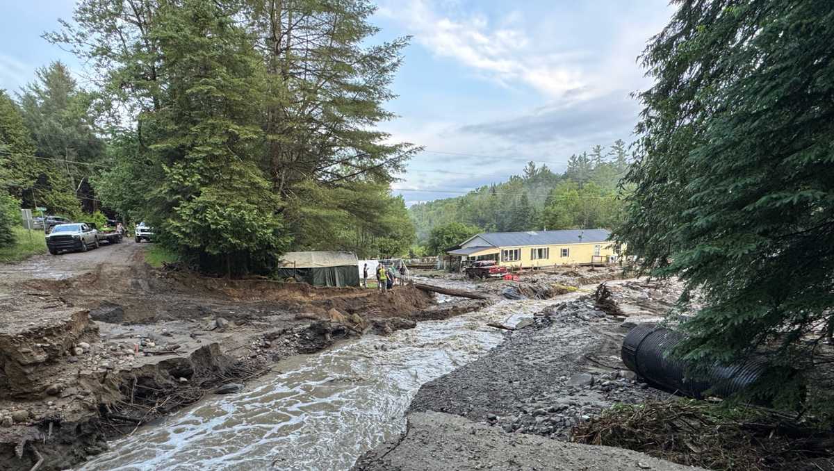 Localized flooding in Vermont prompts water rescues on the anniversary of the last two July floods