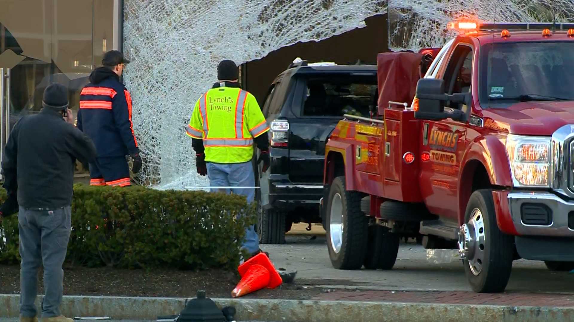 Driver charged in deadly Apple store crash said his foot got stuck