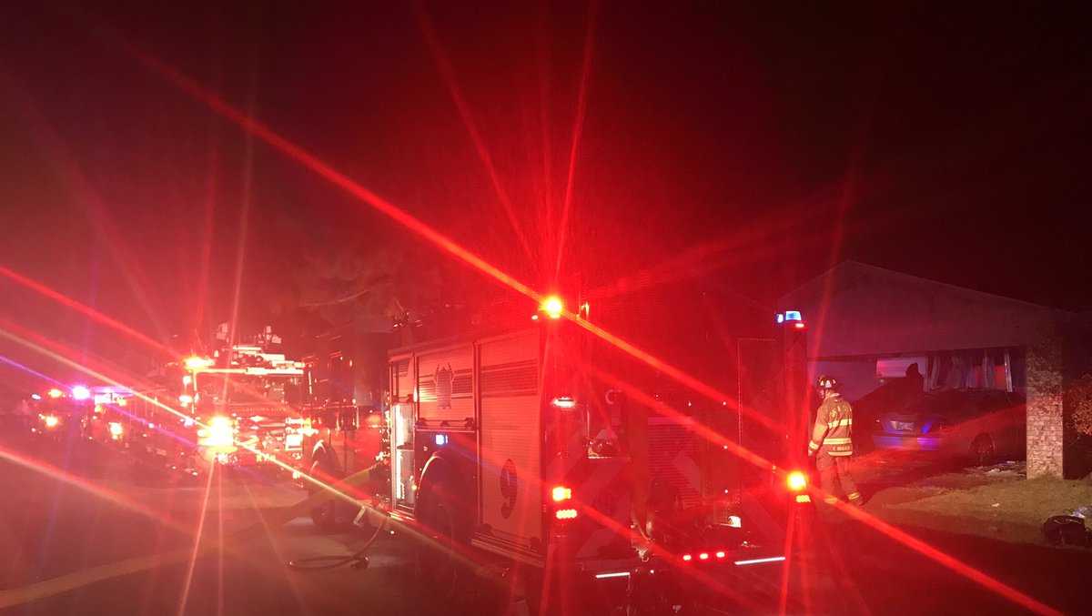 Man taken to hospital after being pulled from fire at triplex in ...