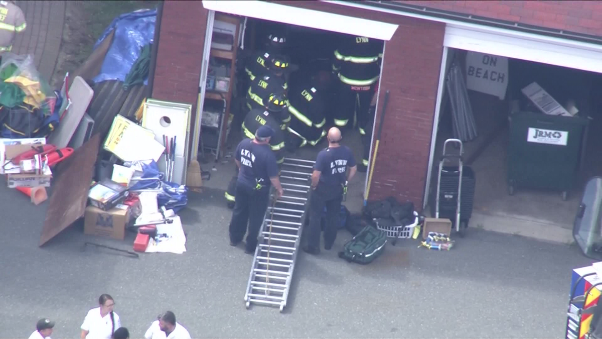 Worker rescued after accident in garage next to Swampscott Town Hall