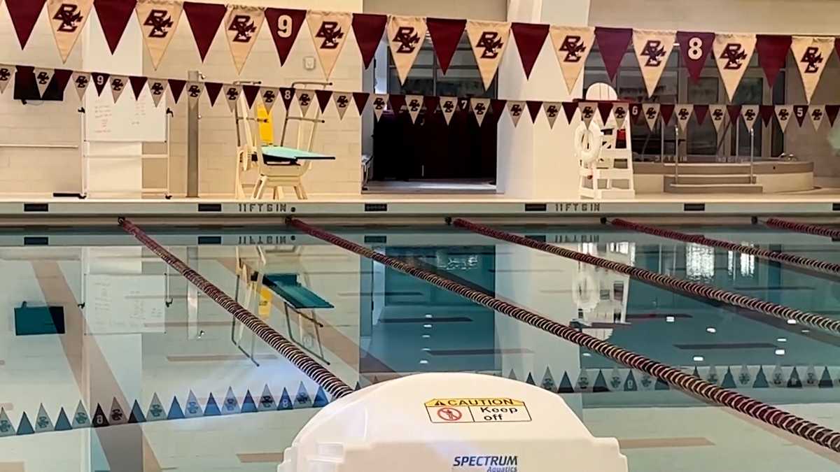 The Boston College swimming and diving team has been suspended for hazing