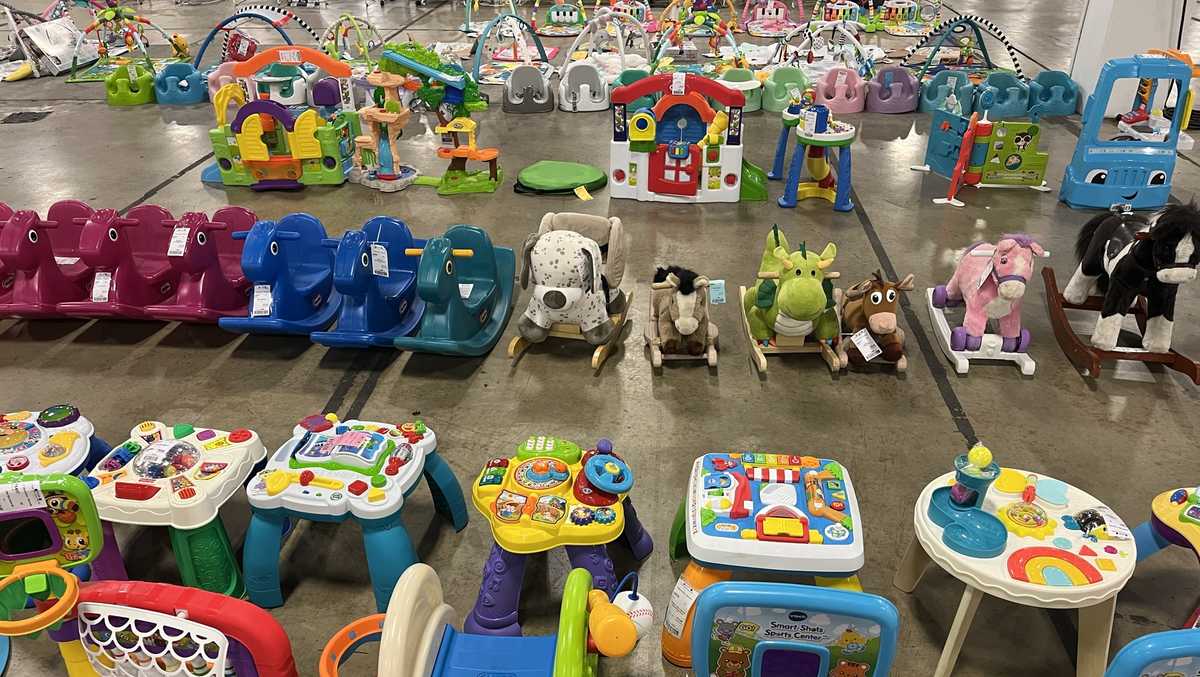 Thousands of items for sale at children's consignment event in Greenville