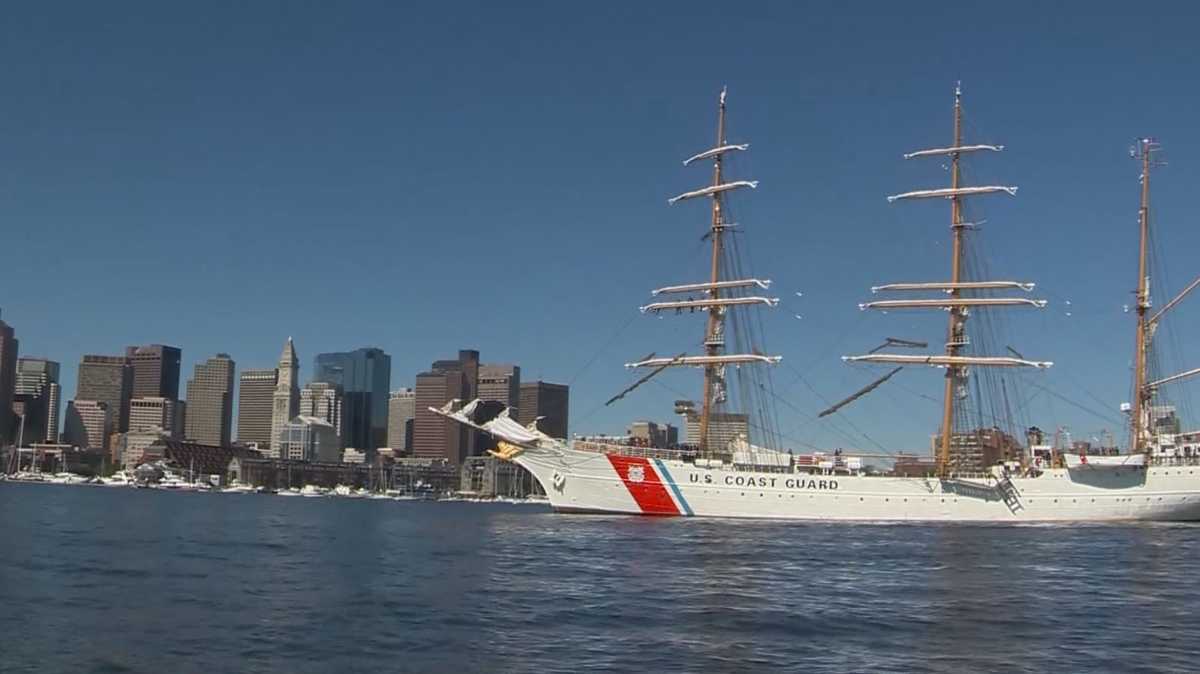 Shipping out of Boston Grand sailing vessels depart
