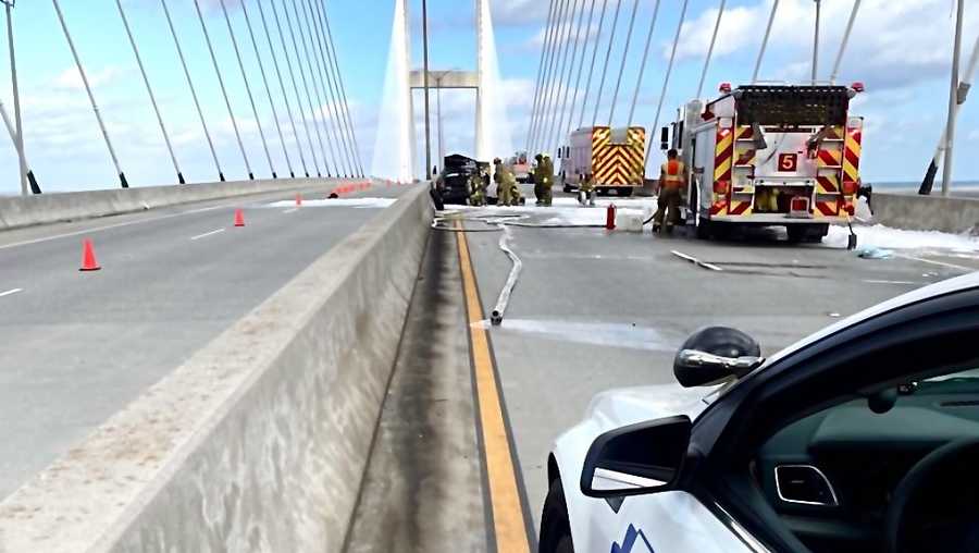 Talmadge Bridge back open following Sunday afternoon crash