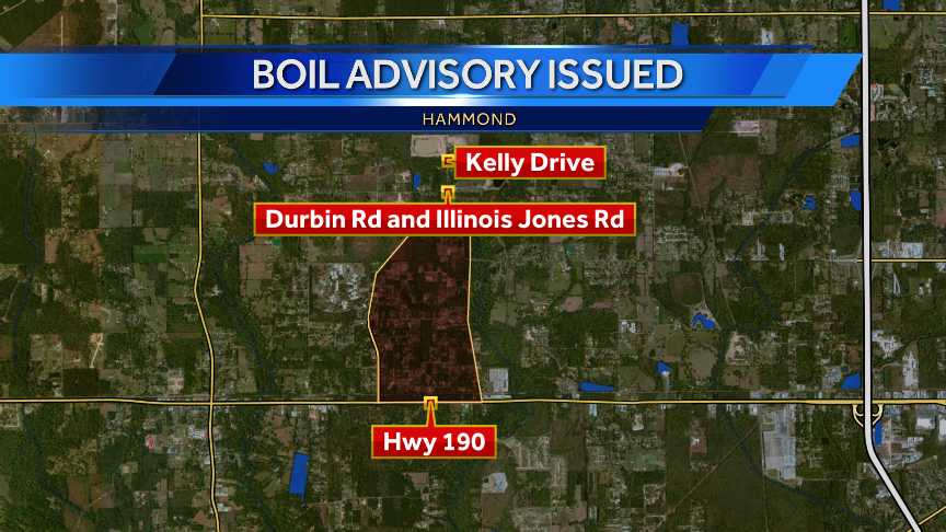 Boil Advisory Issued For Parts Of Tangipahoa Parish