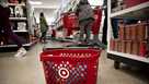 A shopping basket sits in an aisle at a Target Corp. store in Chicago, Illinois, U.S., on Saturday, Nov. 16, 2019.