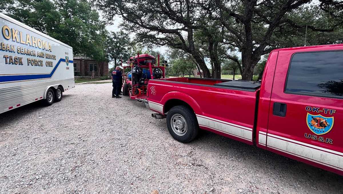 Oklahoma crews help in search efforts following devastating Texas floods