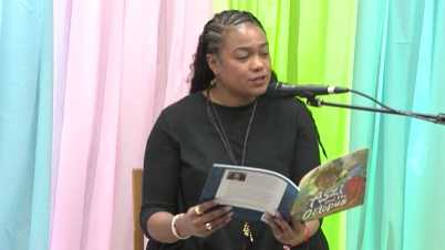 Tatyana Ali Visits Shirley Elementary to Promote Literacy