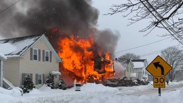 Mother, 2-year-old rushed to hospital after Mass. house explosion, chief says