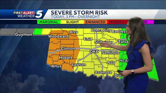 TIMELINE: Severe storms bring risk of tornadoes, hail to Oklahoma - Vimarsana News