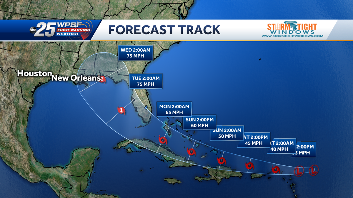 Tracking Tropical Depression 13