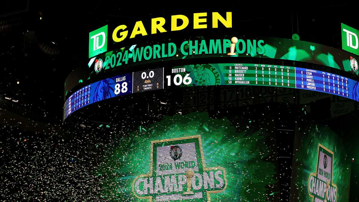 Banner 18! Celtics defeat Mavericks in Game 5 to win NBA Finals