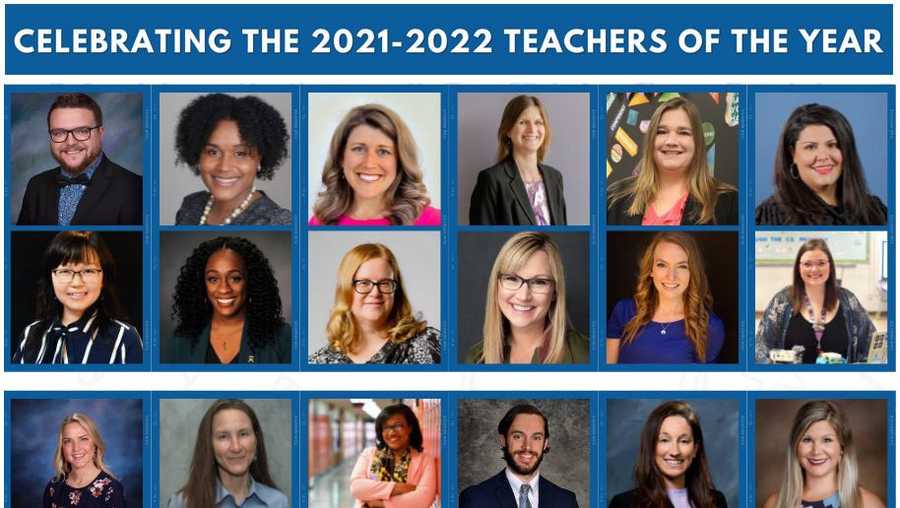 2021-2022 teachers of the year
